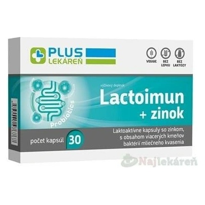 Plus Lékárna Lactoimun + zinek 30 kapslí