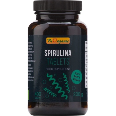 Biorganic Spirulina 200 g 400 tabliet