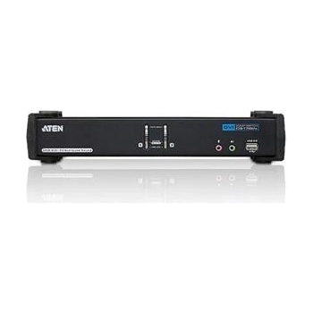 Aten CS-1782A KVM přepínač 2-port DVI KVMP USB, usb hub, audio 7.1, kabely