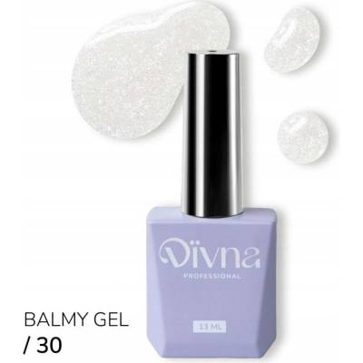 Divina Balmy gel 30 gel v lahvičce kelímku s třpytkami 13 ml na nehty