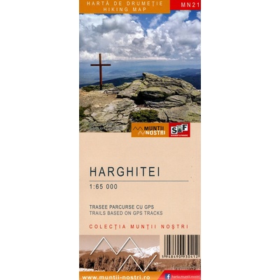 mapa Harghitei 1:65 t.