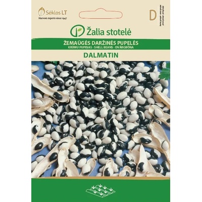 Seklos Фасул Далматин Dalmatin (храстовиден с шарено бяло-черно зърно)