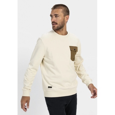 Camel ACTIVE SWEATSHIRT CREWNECK CREME