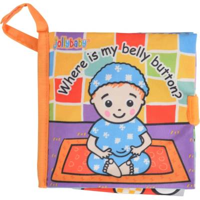 Jollybaby Мека книжка Jollybaby - Where is my belly (111081)