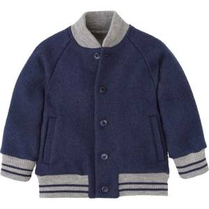 disana Детско вълнено яке disana Kid's College-Jacke Wool jacket - Indigo - размер 98/104 (EU) (703-6086-0212)