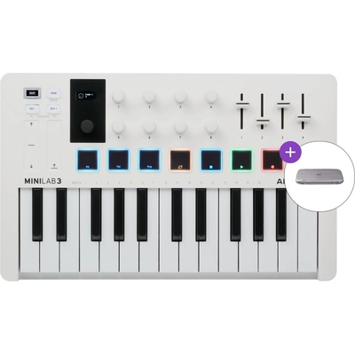 Arturia MiniLab 3 SET White Миди клавиатура (MINILAB-3-SET)