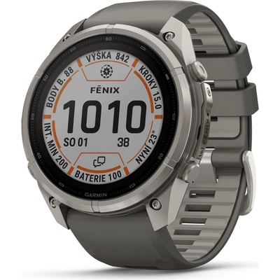 Garmin Fenix 9 Pro 51 mm Solar inReach Titanium Pebble Gray/Silver Gray 010-04339-01