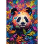 Schmidt Spiele - Puzzle Panda in a rainbow-coloured forest - 1 000 piese