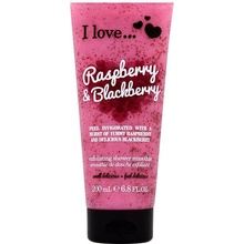 I Love Raspberry Blackberry sprchový peeling 200 ml