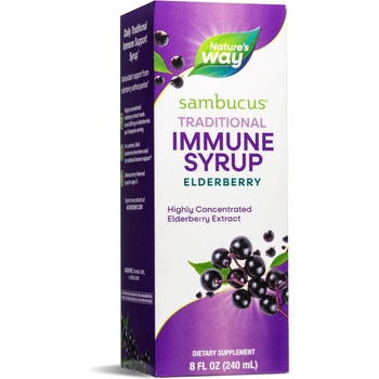 Nature's Way Sambucus Traditional Immune Сироп с черен бъз, 240 ml, Nature's Way