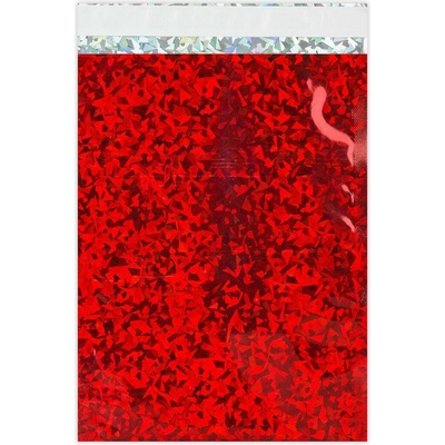 Holografické fóliové obálky - 324 x 229 mm (C4) - Holografická červená