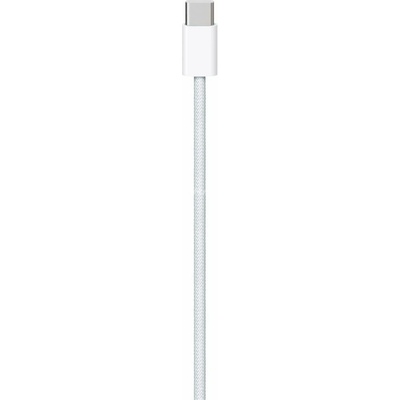 Apple USB-C тъкан кабел за зареждане с дължина 1 м в бяло (MHXH3ZM/A) (MHXH3ZM/A)