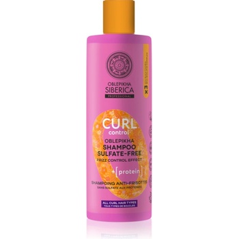 Natura Siberica Oblepikha Siberica Curl Control протеинов шампоан за къдрава коса без сулфати 400ml