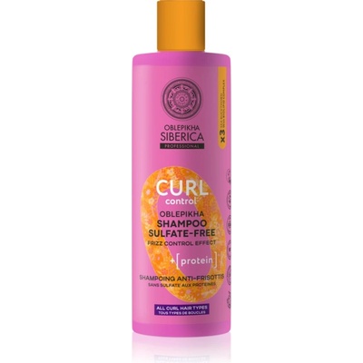 Natura Siberica Oblepikha Siberica Curl Control протеинов шампоан за къдрава коса без сулфати 400ml