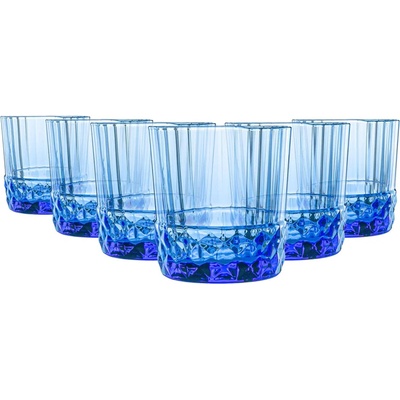 Bormioli Rocco ЧАШИ dof america'20s 370ml 6БР СИНИ (122152bzq121990)