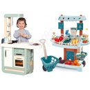 Smoby Set kuchynka Cherry Kitchen so zvukmi a kávovarom vozík so zmrzlinou Délices