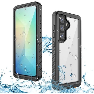 Samsung REDPEPPER за Samsung Galaxy S25 Водоустойчив / Удароустойчив Калъф + Скрийн Протектор - Черен, IP68 REDPEPPER