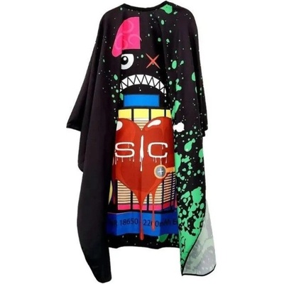Stylecraft Radioactive Black kadeřnický plášť