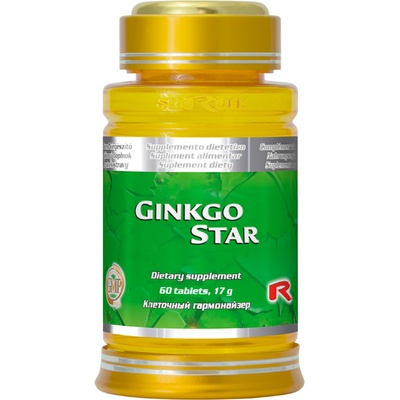 Starlife Ginkgo Star pre podporu kardiovaskulárneho a obehového systému 60 tob