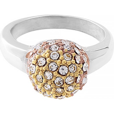 MPM Dámský ocelový nerezový prsten 6807 stříbrné barvy