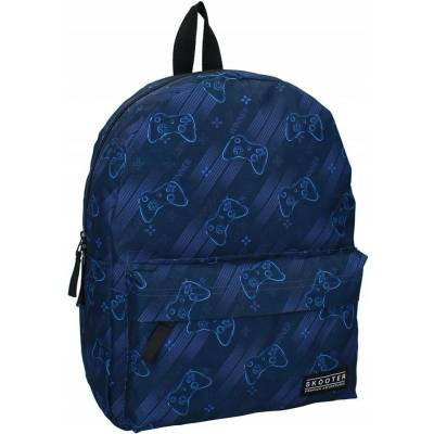 Jednokomorový Batoh Vadobag Scooter pro chlapce v modré barvě