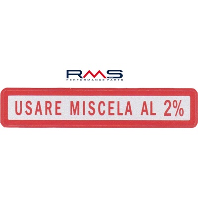RMS Štítok 142720470 malý "Miscela 2%" (10 kusov)
