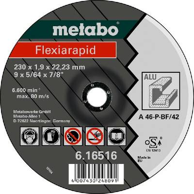 Metabo 616512000 řezný kotouč rovný 115 mm 25 ks list, Profily