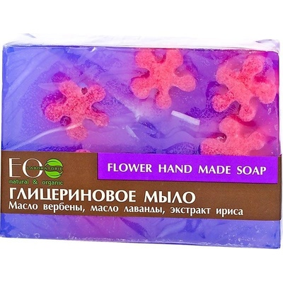 Botanika Ecolab mydlo glycerínové ručne robené Flower Soap 130 g