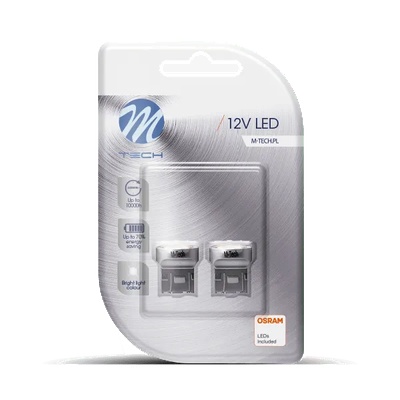 m-tech LED W21/5W 9xSMD2835 White крушка к-т (LB110W)