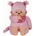 Monchhichi Мончичи момиче розово с лигавник XL 80см (242429)