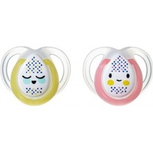 Tommee Tippee Night Time ružová/žltá