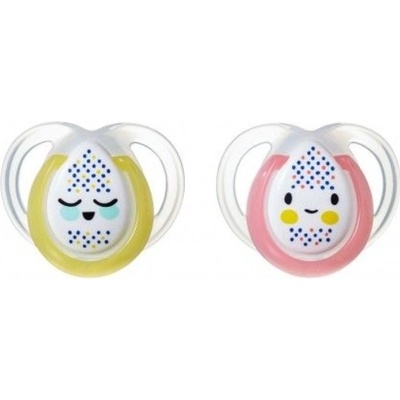 Tommee Tippee Night Time ružová/žltá