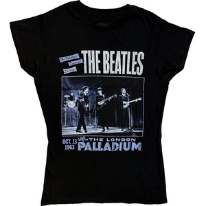 The Beatles 1963 The Palladium Black M Дамски Риза (BEAT63TEE01LB02)