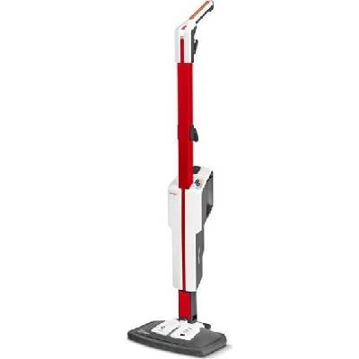 Polti Parný mop s integrovaným prenosným čističom PTEU0306 Vaporetto SV650 Style 2-v-1 Výkon 1500 W Tlak pary Nie je možné použiť bar Kapacita nádržky na vodu 0,5 l Červená/Biela