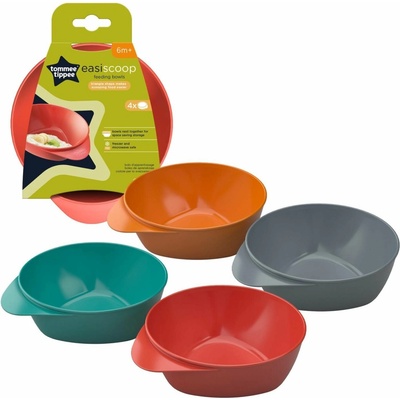 Tommee Tippee Misky pre ľahké naberanie Explora dievča 4 ks 446714TT