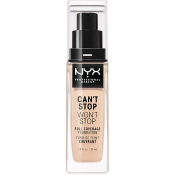 NYX Professional make-up Can't Stop Won't Stop vysoce krycí make-up 05 Light 30 ml