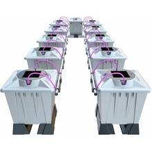 Alien Hydroponics Aero 10Pot Silver 15 l