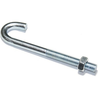 Hák závesný s metrickým závitom, M6x60mm, Zn