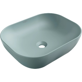 Mexen Rosa умивалник за плот 50 x 40 cm светлозелен мат - 21095048 (21095048)