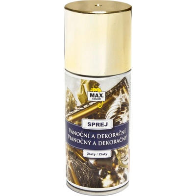 Max Color dekoračná farba v spreji 150 ml zlatá