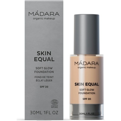 Mádara skin equal foundation rozjasňujúci make-up pre prirodzený vzhľad SPF15 20 Ivory 30 ml