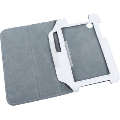QUER Puzdro na tablet Samsung Galaxy Tab 2 7.0 P3100 biele z ekokože L-KOM0431