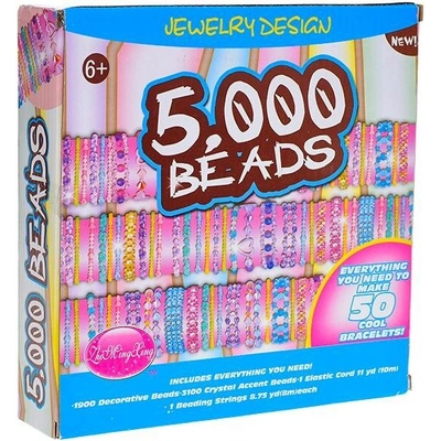 Sada korálků 5000 ks pro výrobu náramků