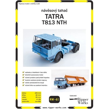 Ťahač návesov s hydraulickým okruhom Tatra 813 NTH