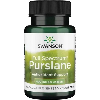Swanson Plné spektrum Purslane 400 mg 60 kapsúl
