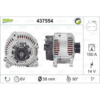 Alternátor VALEO 437554