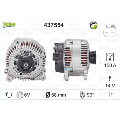 Alternátor VALEO 437554