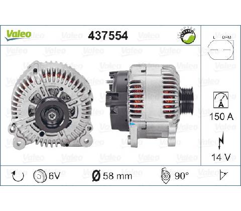 Alternátor VALEO 437554