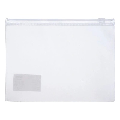 Zložka so zipsom transparentná 20x15cm