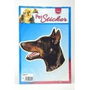 Trixie Samolepka hlava Dobrman